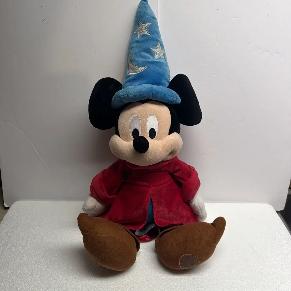 Disney Store Sorcerer Fantasia Mickey Mouse Plush 24